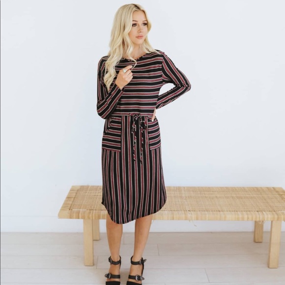 Journey five Chantelle stripe dress - Picture 1 of 3